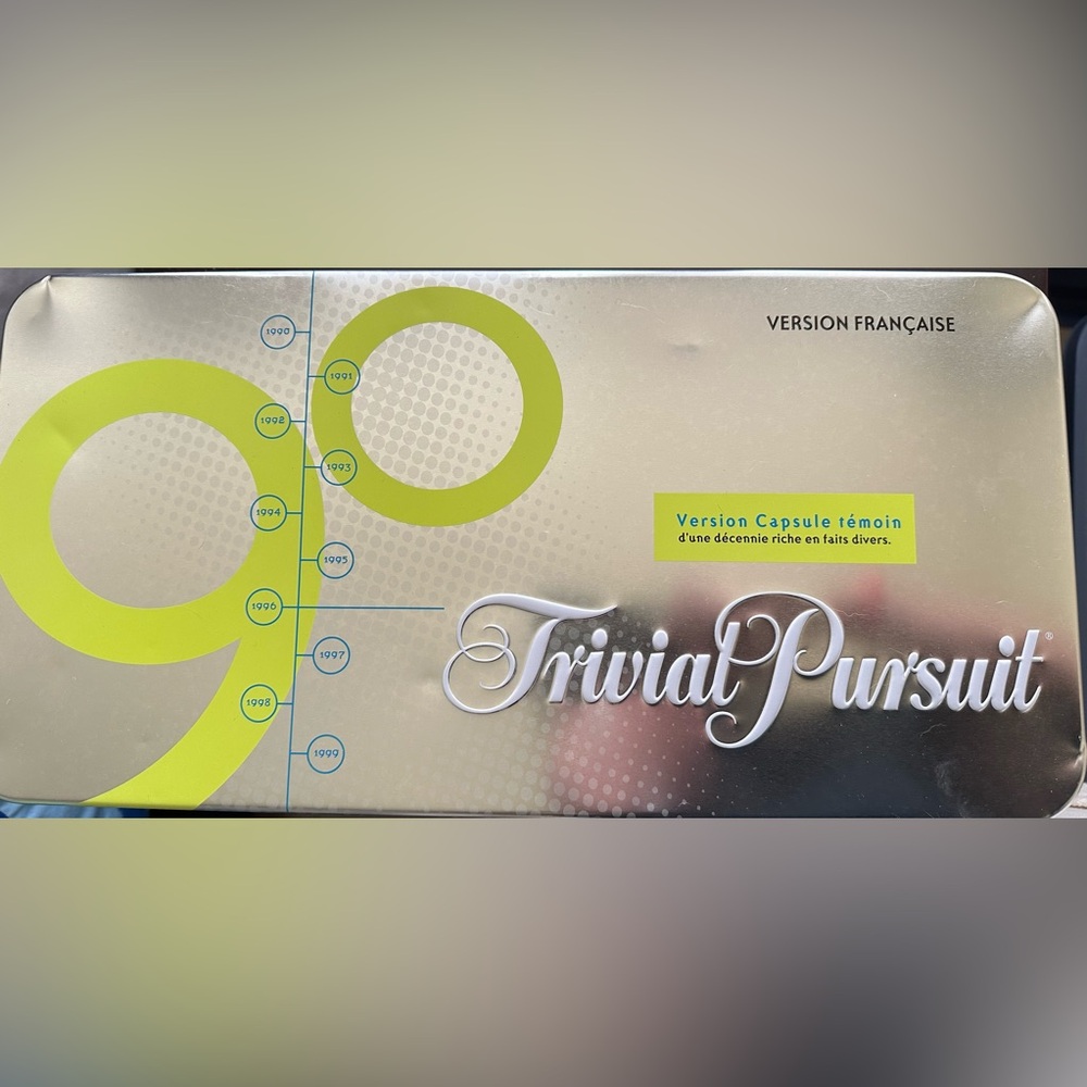 90s Trivial Pursuit in French (Quelques Arpents de Pièges)